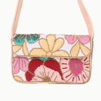 Luxury Colorful Floral Beaded Handbag – Designer Women’s Shoulder Bag