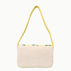 Handmade Beaded Shoulder Bag – Lemon Fruit Design, Summer Tote Purse for Women